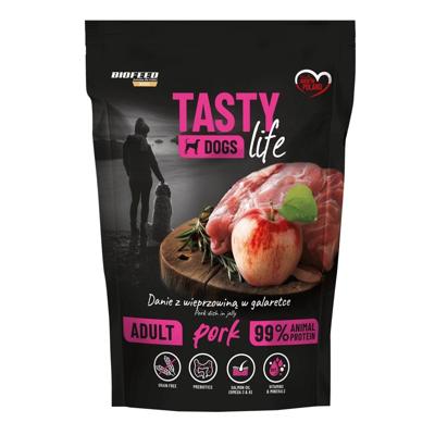 BIOFEED Tasty Dogs Life Pork - natvoer voor honden - 500g