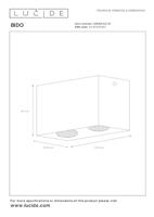 Lucide BIDO - Plafondspot - 2xGU10 - Wit - thumbnail