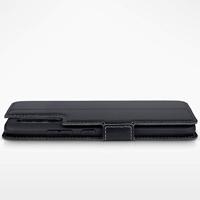Qubits - lederen slim folio wallet hoes - Samsung Galaxy A90 - Zwart - thumbnail