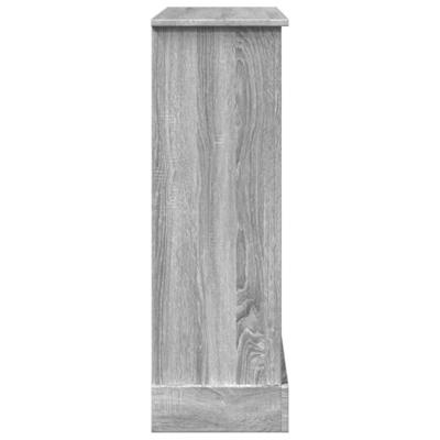 Haardombouw 90x30x90 cm bewerkt hout grijs sonoma eikenkleur