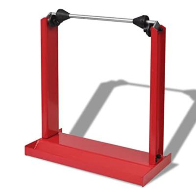VidaXL Motorfiets wiel balanceerder rood VidaXL Motorfiets wiel balanceerder rood