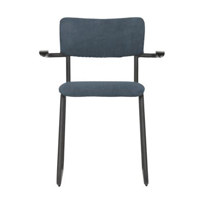 Woood Ribb stoel staalblauw Woood Ribb stoel staalblauw