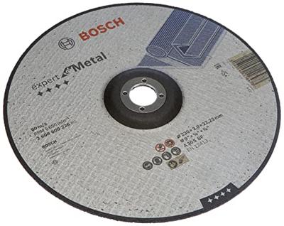 Bosch Accessories 2608600226 2608600226 Doorslijpschijf gebogen 230 mm 1 stuk(s) Staal Bosch Accessories 2608600226 2608600226 Doorslijpschijf gebogen 230 mm 1 stuk(s) Staal