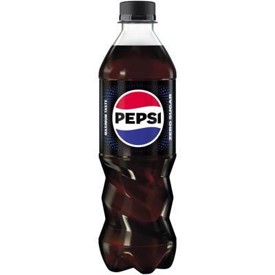 Frisdrank pepsi cola zero sugar petfles 500ml
