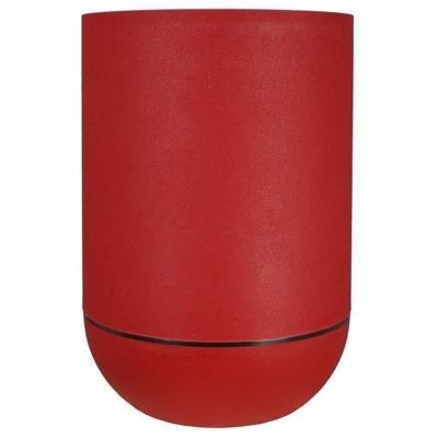 Bloembak - RISS - RIVIERA GRANIT TULIPE - Kunststof - Diameter 50 cm - Rood