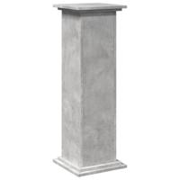 Sokkel met opbergruimte 31x30x90 cm bewerkt hout betongrijs - thumbnail