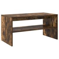 Tv-meubel 80x40x40 cm bewerkt hout gerookt eikenkleurig - thumbnail