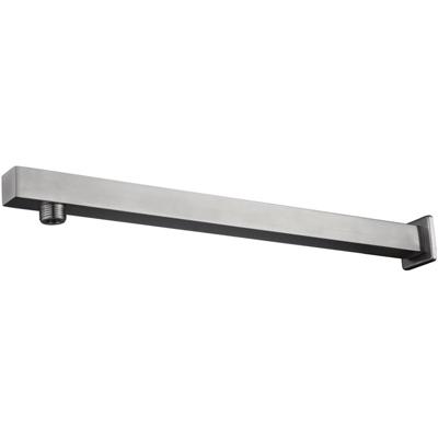 Wiesbaden Vierkante RVS Douchearm 40cm met Muurbevestiging