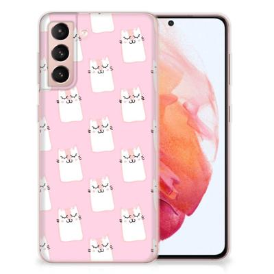 Samsung Galaxy S21 | TPU Hoesje | Sleeping Cats Samsung Galaxy S21 | TPU Hoesje | Sleeping Cats