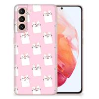 Samsung Galaxy S21 | TPU Hoesje | Sleeping Cats - thumbnail