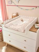 Verschoontafel 52 cm LIGNE FESTON wit - thumbnail