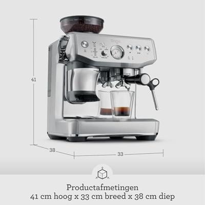 Sage THE BARISTA EXPRESS IMPRESS SES876BTR4 Espresso apparaat Zwart - thumbnail