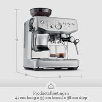 Sage THE BARISTA EXPRESS IMPRESS SES876BSS4 Espresso apparaat Grijs - thumbnail