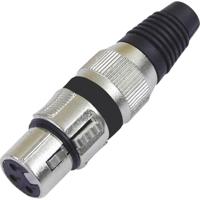 OMNITRONIC XLR socket 3-pin bk 10x - thumbnail