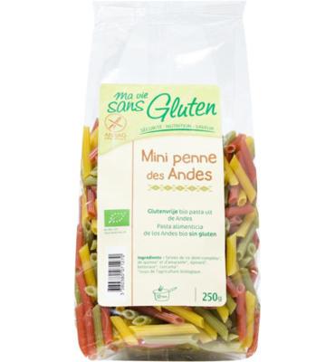 Tricolor mini penne glutenvrij bio 250 Gram