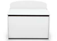 Delta Children TB83460GN-130 Houten Opbergkist met Rugleuning Wit - thumbnail