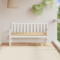 Tuinbankkussen 150x50x7 cm stof gemleerd beige - thumbnail