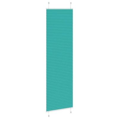 VidaXL Plissé rolgordijn 60x200 cm stofbreedte 59,4 cm petrol groen VidaXL Plissé rolgordijn 60x200 cm stofbreedte 59,4 cm petrol groen