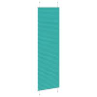 VidaXL Plissé rolgordijn 60x200 cm stofbreedte 59,4 cm petrol groen - thumbnail