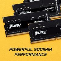Kingston FURY Impact Werkgeheugenset voor laptop DDR4 32 GB 2 x 16 GB Non-ECC 3200 MHz 260-pins SO-DIMM CL20 KF432S20IBK2/32 - thumbnail