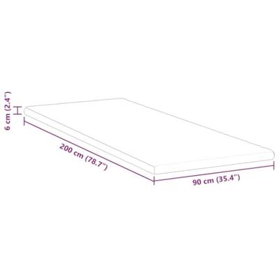 Matraspads Wit 90 x 200 cm 100% polyester jacquard stof Matraspads Wit 90 x 200 cm 100% polyester jacquard stof