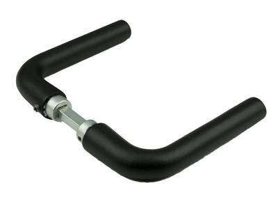 AMI deurkrukken 361 L-model - deurdikte 38/42mm - zwart - 739040