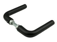 AMI deurkrukken 361 L-model - deurdikte 38/42mm - zwart - 739040 - thumbnail