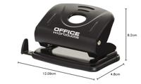 OFFICE products perforator, 25 blad, in metaal, zwart - thumbnail