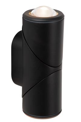 Lucide ERIN - Wandspot / Wandlamp Binnen/Buiten - LED - 2x5W 2700K - IP65 - Zwart Lucide ERIN - Wandspot / Wandlamp Binnen/Buiten - LED - 2x5W 2700K - IP65 - Zwart