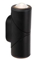 Lucide ERIN - Wandspot / Wandlamp Binnen/Buiten - LED - 2x5W 2700K - IP65 - Zwart - thumbnail