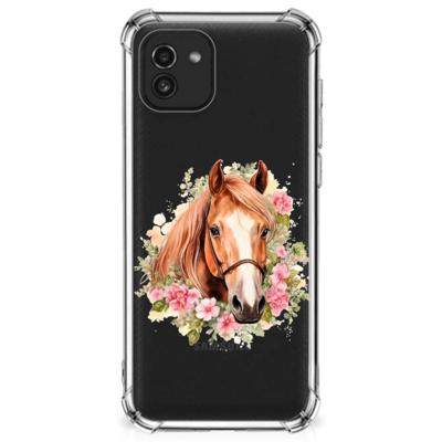 Case Anti-shock voor Samsung Galaxy A03 Paard Case Anti-shock voor Samsung Galaxy A03 Paard