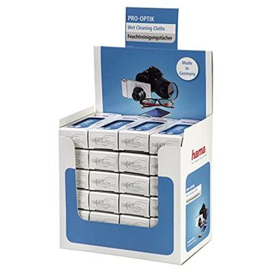 Hama Pro-look Pro-look verpakking met 10 doekjes voor natte reiniging, zwart