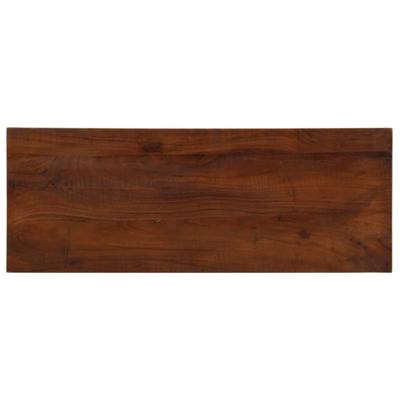 Tafelblad rechthoekig 90x20x3,8 cm massief gerecycled hout Tafelblad rechthoekig 90x20x3,8 cm massief gerecycled hout