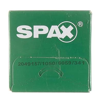 200 Spax schroeven 5x40mm RVS A2 deeldraad T20