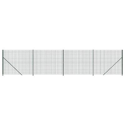 Draadgaashek met flens 2x10 m groen