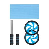 REBEL ACTIVE Dubbelwiel, roller voor buikspieroefeningen AB Wheel - thumbnail