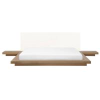 Beliani-ZEN-Futon tweepersoonsbed-Lichte houtkleur-180 x 200 cm-MDF - thumbnail