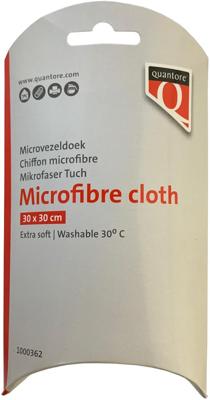 Microvezeldoek blauw Quantore 30x30 cm