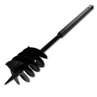 Grondboor met handvat en schroefkop 180 mm (zwart) - thumbnail