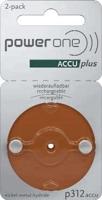 Powerone P312 Oplaadbare batterij voor hoortoestel ZA312 NiMH 23 mAh 1.2 V 2 stuk(s) - thumbnail