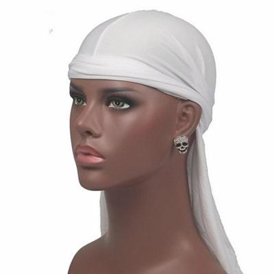 Mannelijke straat basketbal hoofddoek hip hop elastische lange staart hoed (wit) Mannelijke straat basketbal hoofddoek hip hop elastische lange staart hoed (wit)
