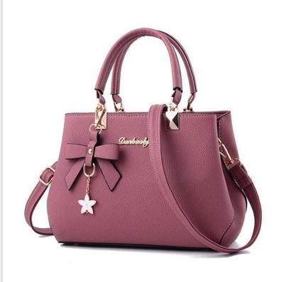 Vrouwen luxe Tote Plum Blossom Bow zoete messengertas (roze)