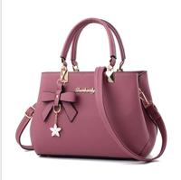 Vrouwen luxe Tote Plum Blossom Bow zoete messengertas (roze) - thumbnail