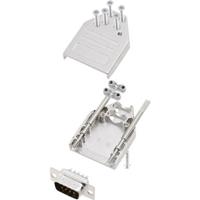 encitech DTZI09-DBP-K 6355-0077-01 D-sub male connectorset 180 ° Aantal polen: 9 Soldeerkelk 1 set(s) - thumbnail