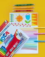 Viltstift Carioca Birello dubbelpunters assorti set à 30 stuks - thumbnail