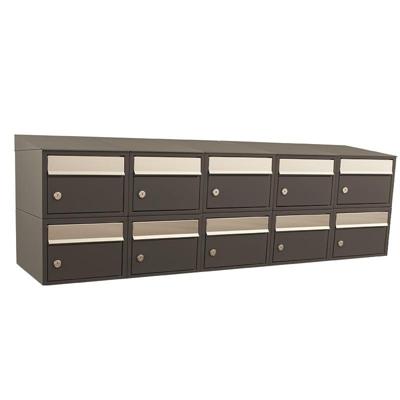 Stoer! Brickset 5-Breed, 2-Hoog Met Dak Antraciet - 40215065_5x2d