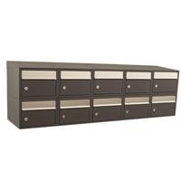 Stoer! Brickset 5-Breed, 2-Hoog Met Dak Antraciet - 40215065_5x2d - thumbnail