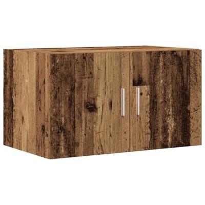 Opbergkast Oud hout 70 x 42.5 x 225 cm Bewerkt hout