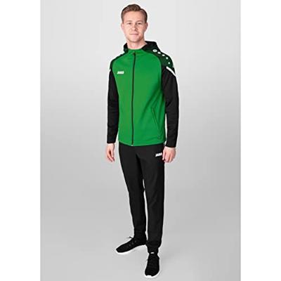 JAKO 6822 Jas Met Kap Performance - Zachtgroen/Zwart - 3XL