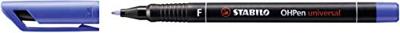 STABILO OHPen universal, OHP-marker, permanent, fijn 0,7 mm, blauw